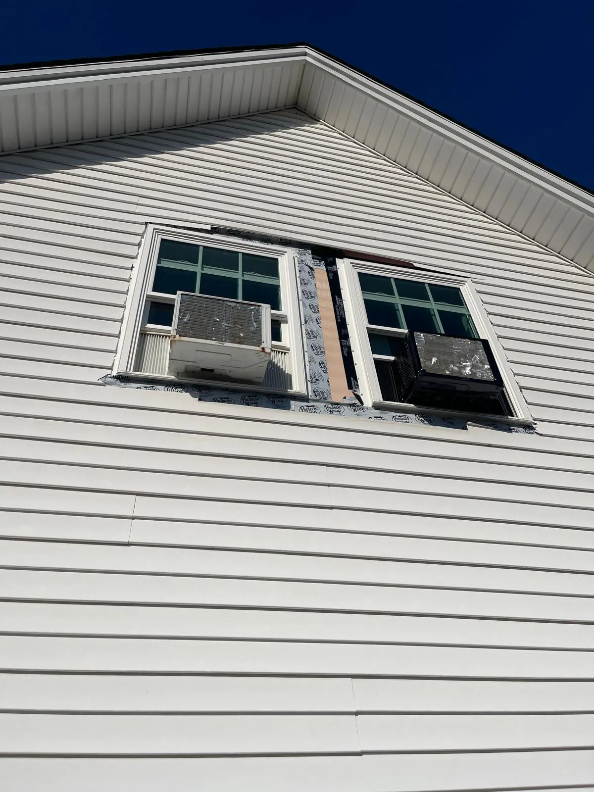 Fiber cement siding on traditional Connecticut home