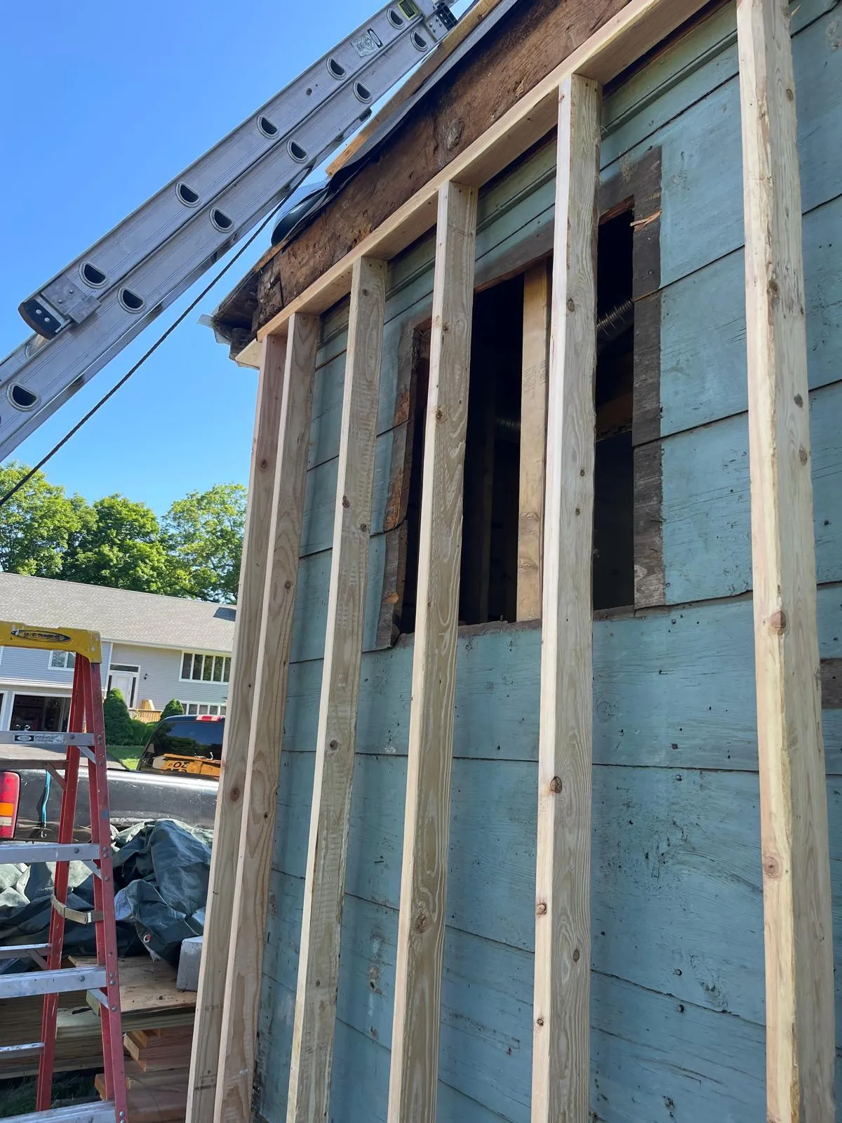 Widespread roof damage with curling shingles